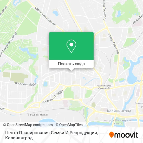 Карта Центр Планирования Семьи И Репродукции