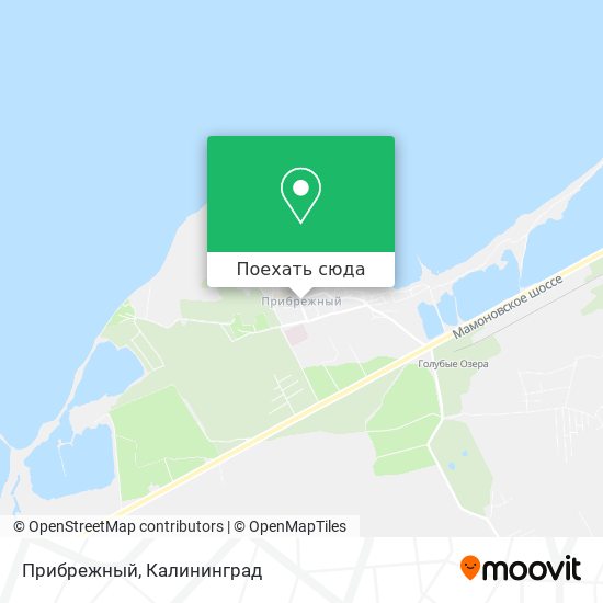 Карта Прибрежный