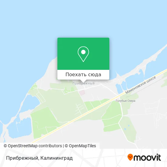 Карта Прибрежный