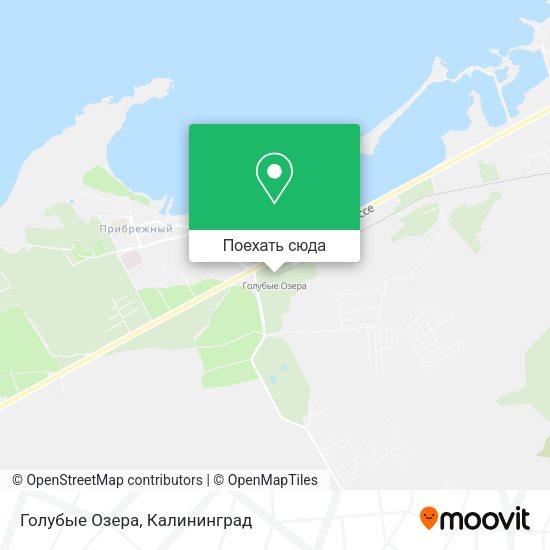 Карта Голубые Озера