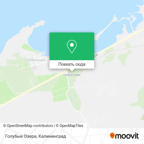Карта Голубые Озера