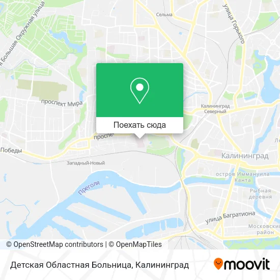 Карта Детская Областная Больница