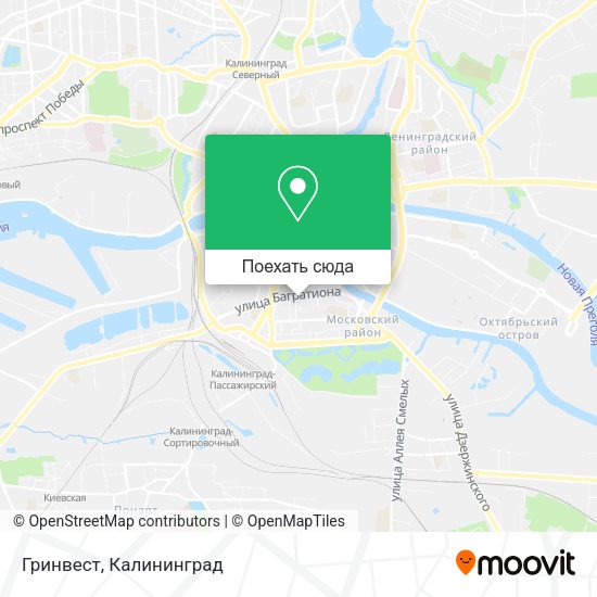 Карта Гринвест