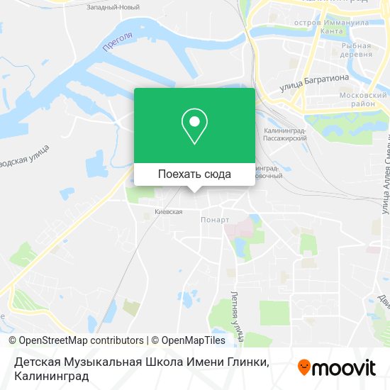 Карта Детская Музыкальная Школа Имени Глинки