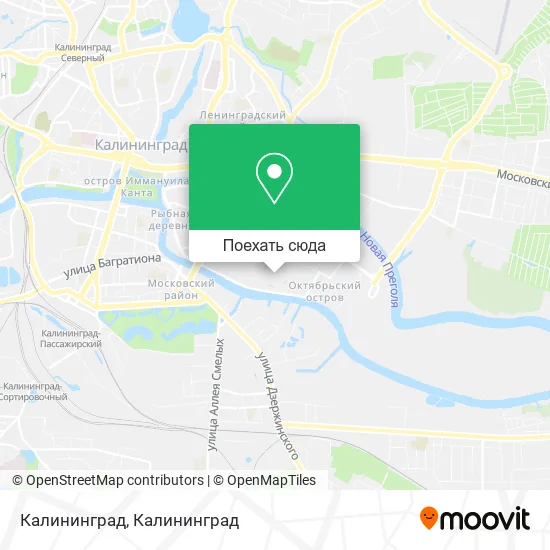 Карта Калининград