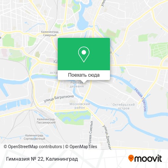 Карта Гимназия № 22