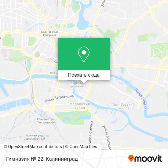 Карта Гимназия № 22