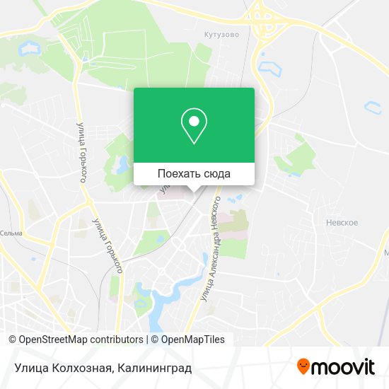 Карта Улица Колхозная