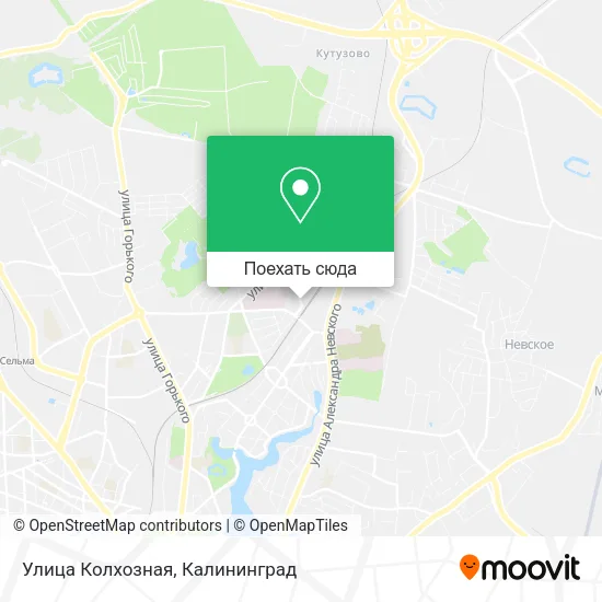 Карта Улица Колхозная