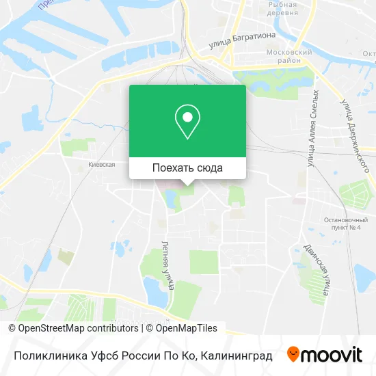 Карта Поликлиника Уфсб России По Ко