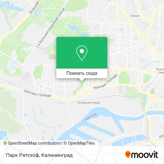 Карта Парк Ратсхоф
