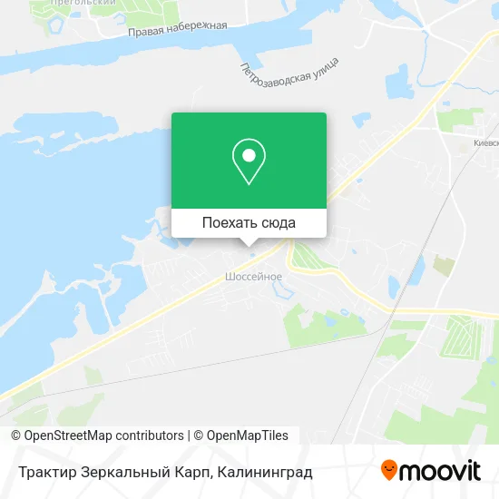 Карта Трактир Зеркальный Карп