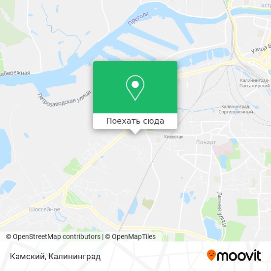 Карта Камский