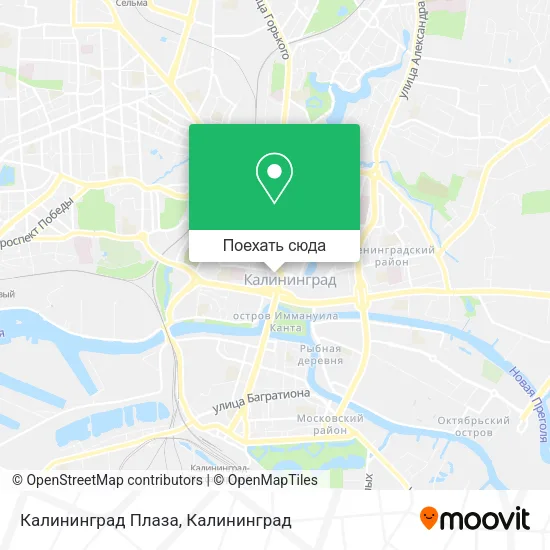 Карта Калининград Плаза