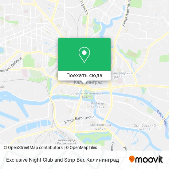 Карта Exclusive Night Club and Strip Bar