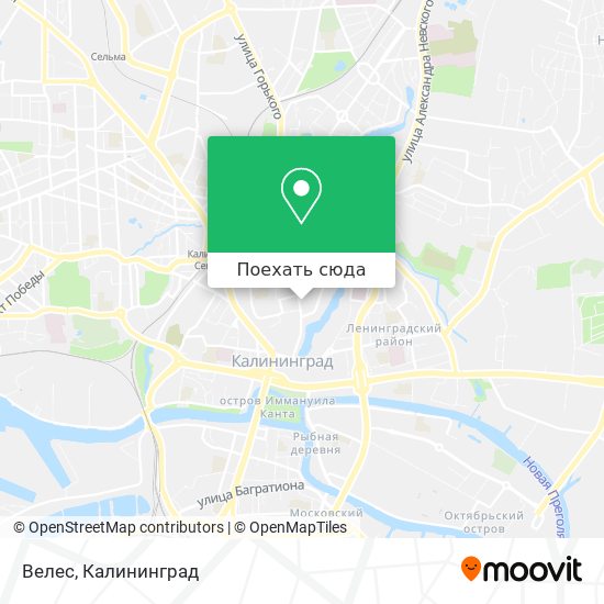 Карта Велес
