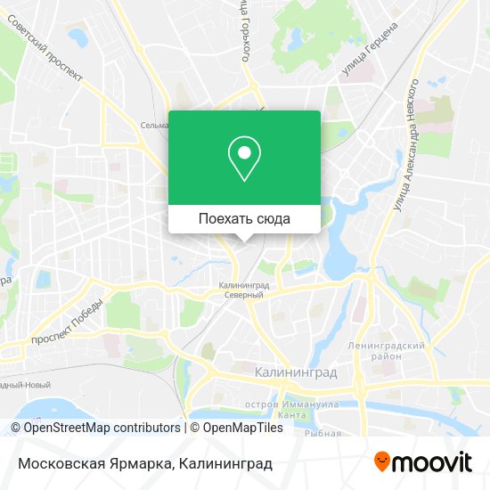 Карта Московская Ярмарка