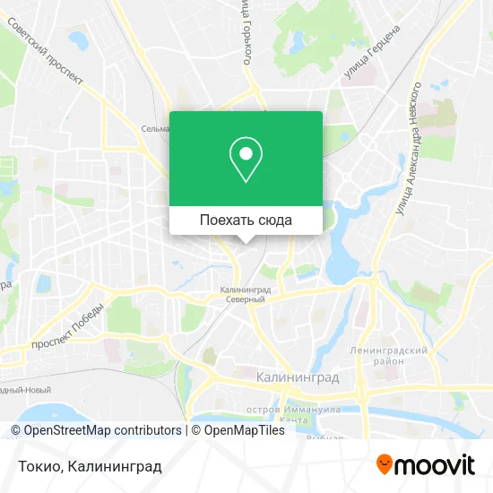 Карта Токио
