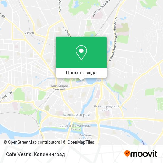 Карта Cafe Vesna