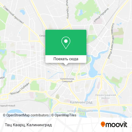 Карта Твц Кварц