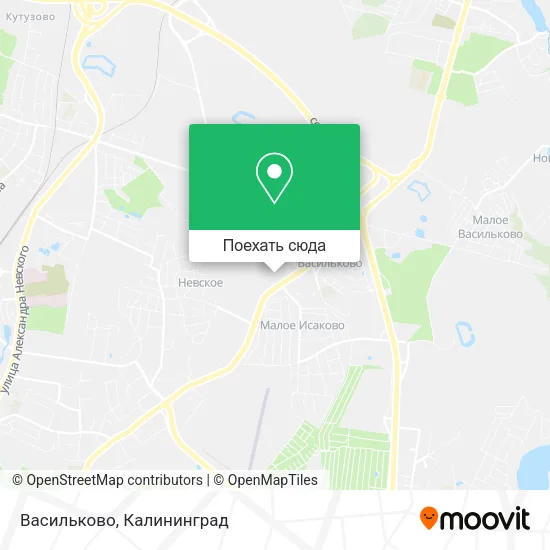 Карта Васильково