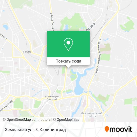 Карта Земельная ул., 8