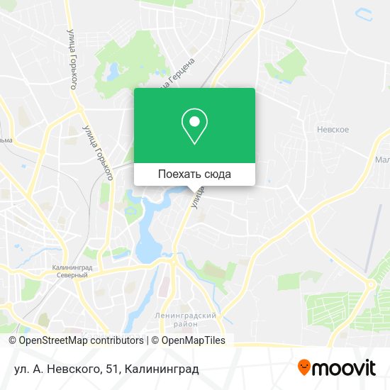 Карта ул. А. Невского, 51
