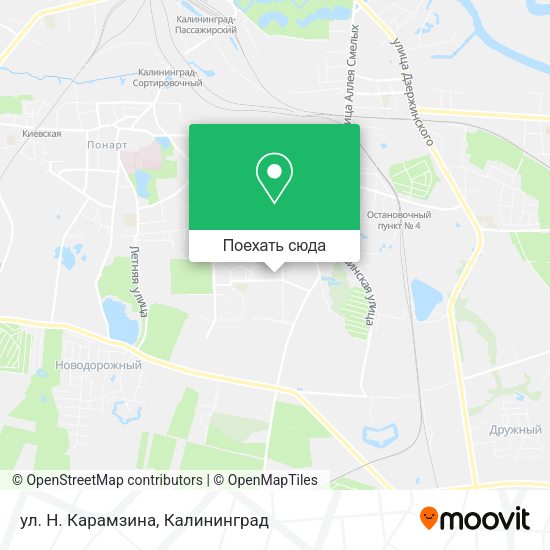 Карта ул. Н. Карамзина