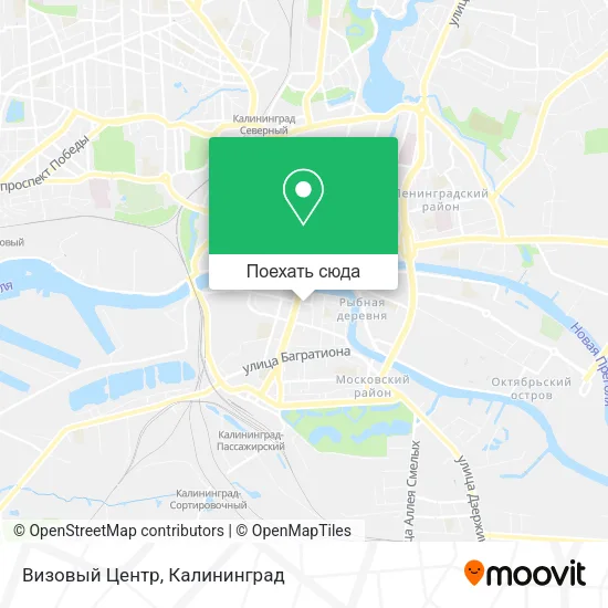 Карта Визовый Центр