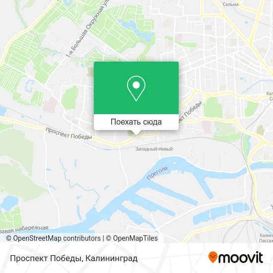 Карта Проспект Победы