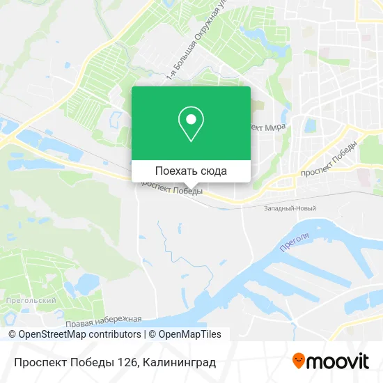 Карта Проспект Победы 126