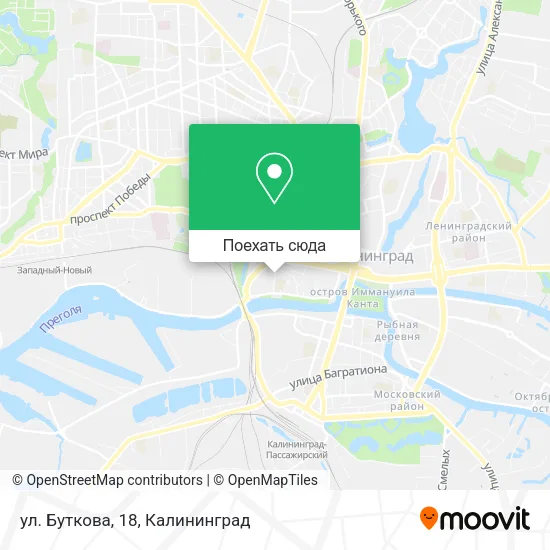 Карта ул. Буткова, 18