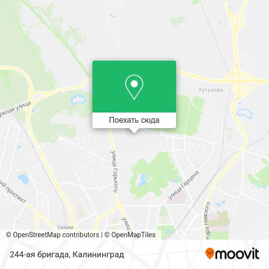 Карта 244-ая бригада