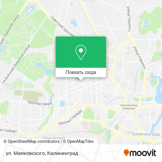 Карта ул. Маяковского