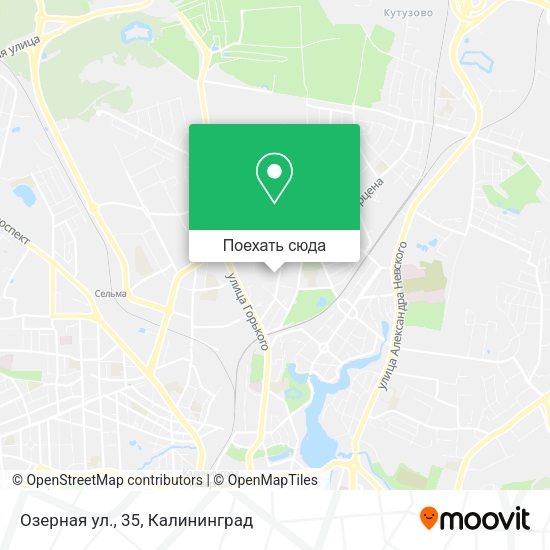 Карта Озерная ул., 35