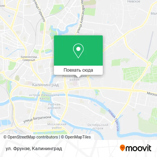 Карта ул. Фрунзе