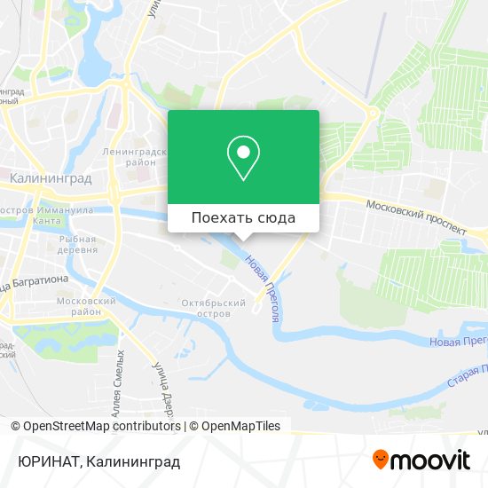 Карта ЮРИНАТ