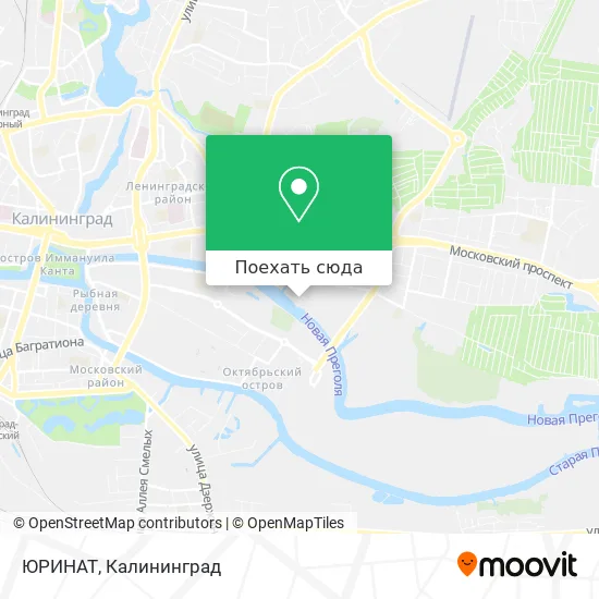 Карта ЮРИНАТ