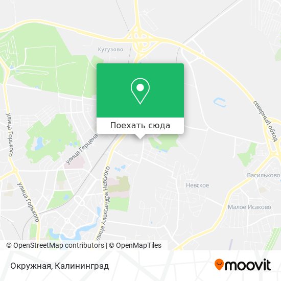 Карта Окружная