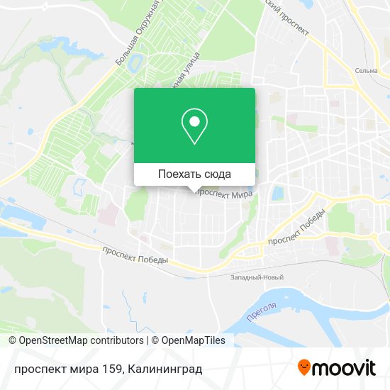 Карта проспект мира 159