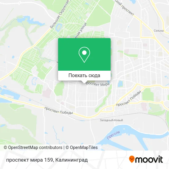 Карта проспект мира 159