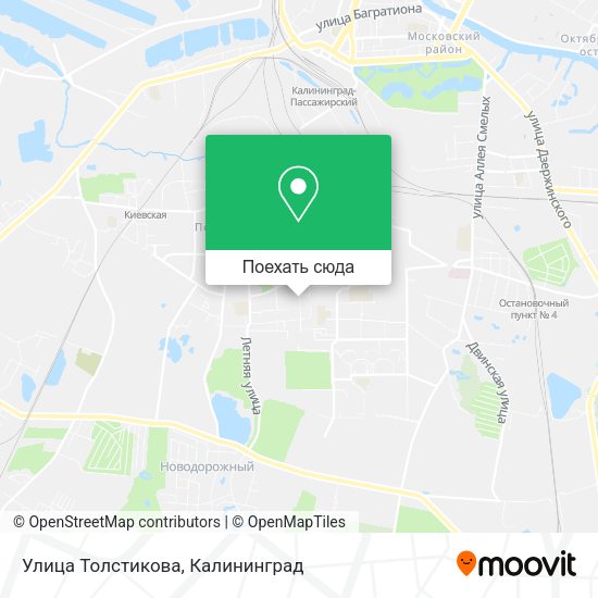 Карта Улица Толстикова