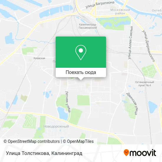 Карта Улица Толстикова