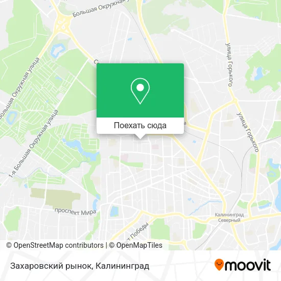 Карта Захаровский рынок