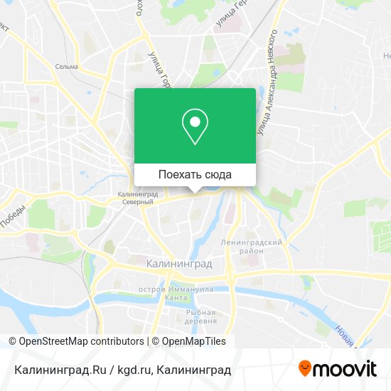 Карта Калининград.Ru / kgd.ru