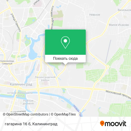 Карта гагарина 16 б