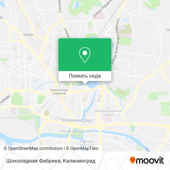 Карта Шоколадная Фабрика