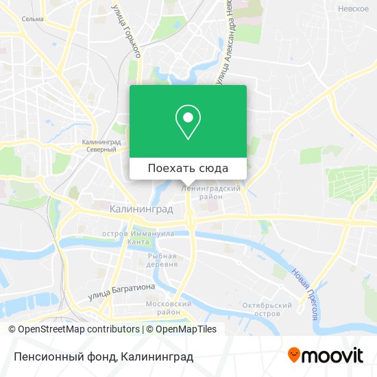 Карта Пенсионный фонд