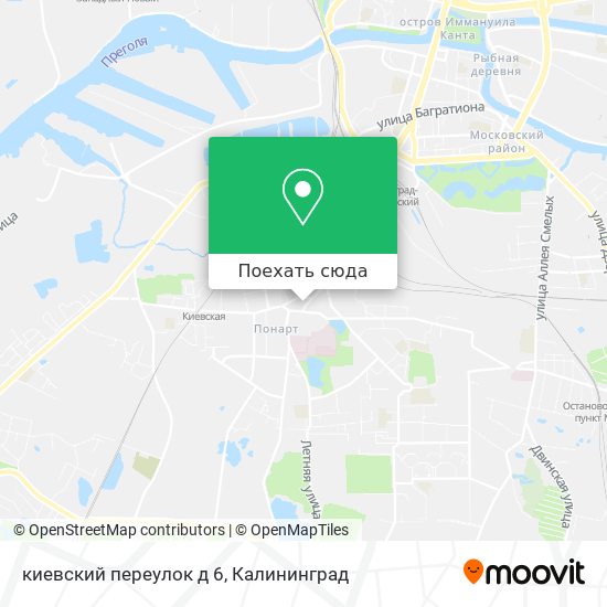 Карта киевский переулок д 6