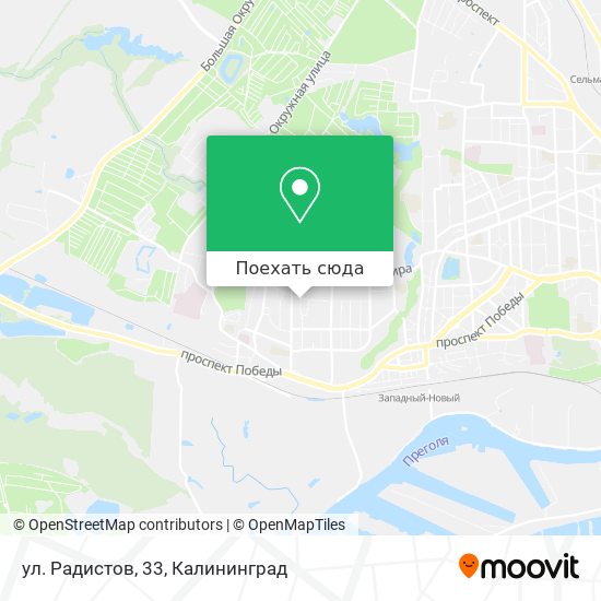 Карта ул. Радистов, 33